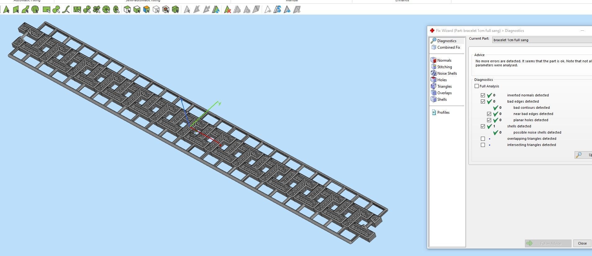 bracelet jewelry 3d model T 3 3D print model_4