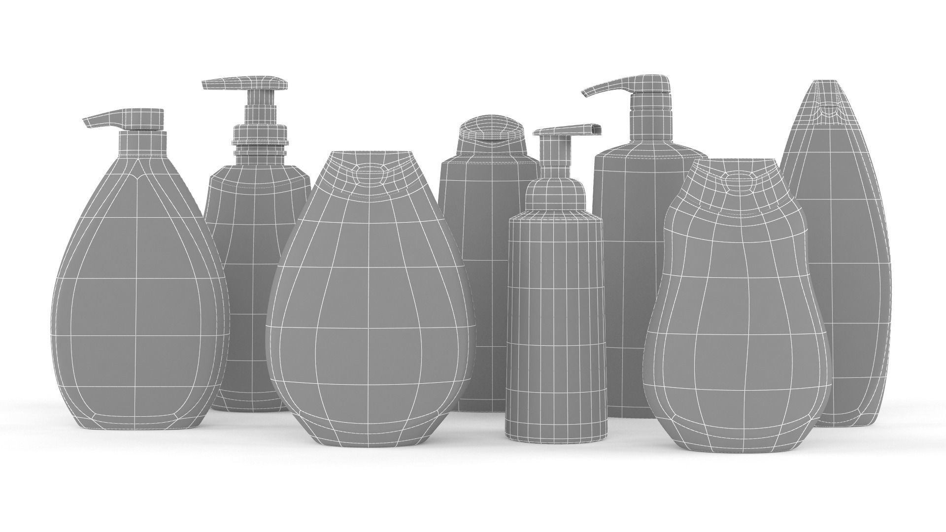 Plastic Bottles 3D model_17