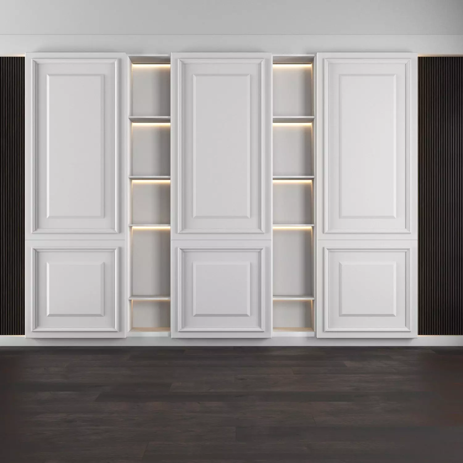 Classic Wall Panel vol 3 Low-poly 3D model