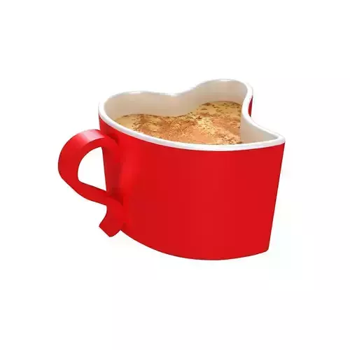 Heart Shaped Coffee Cup 3
