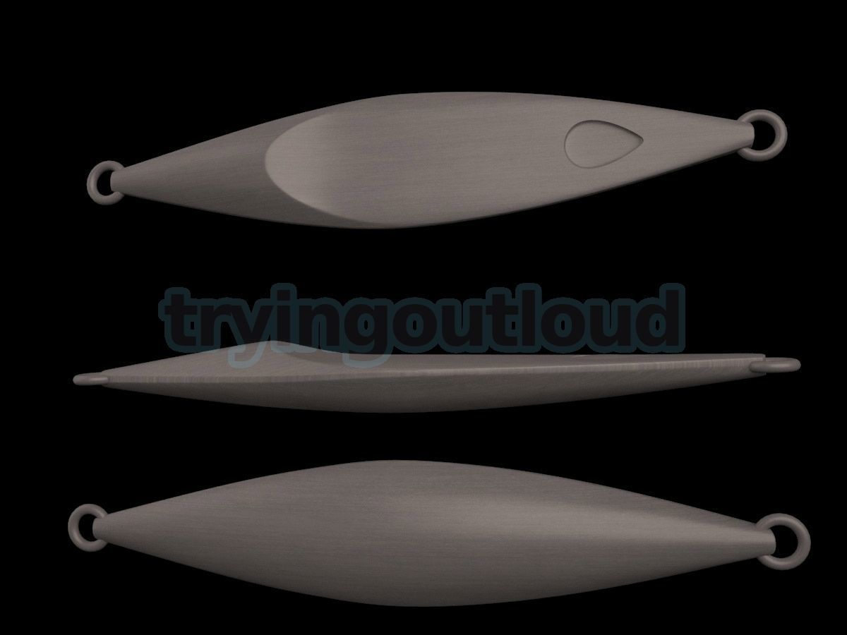 120-150-200Gr Flipping Slow Pitch Metal Jig Mold 3D print model_4