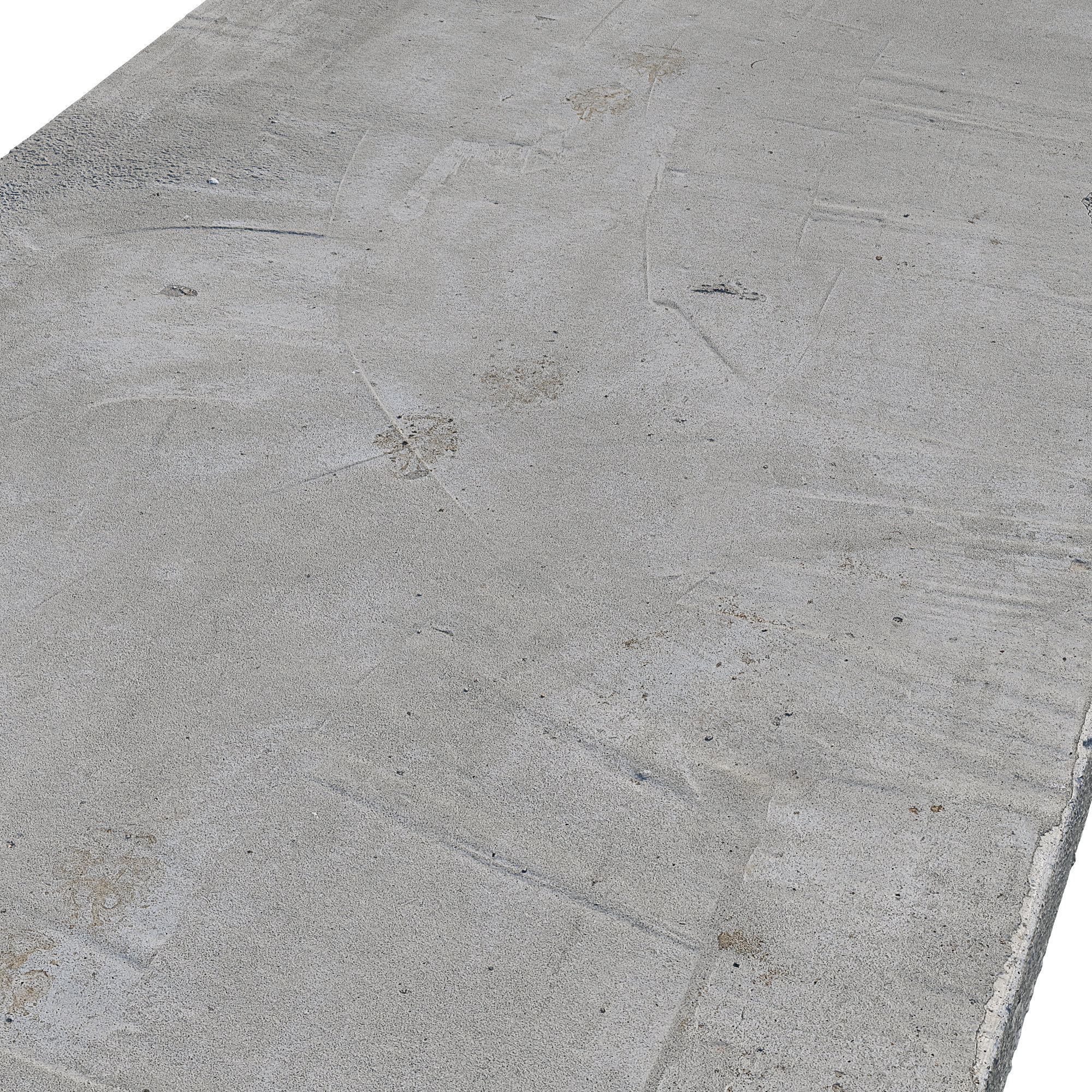 Ultra realistic Concrete slab Low-poly 3D model_8