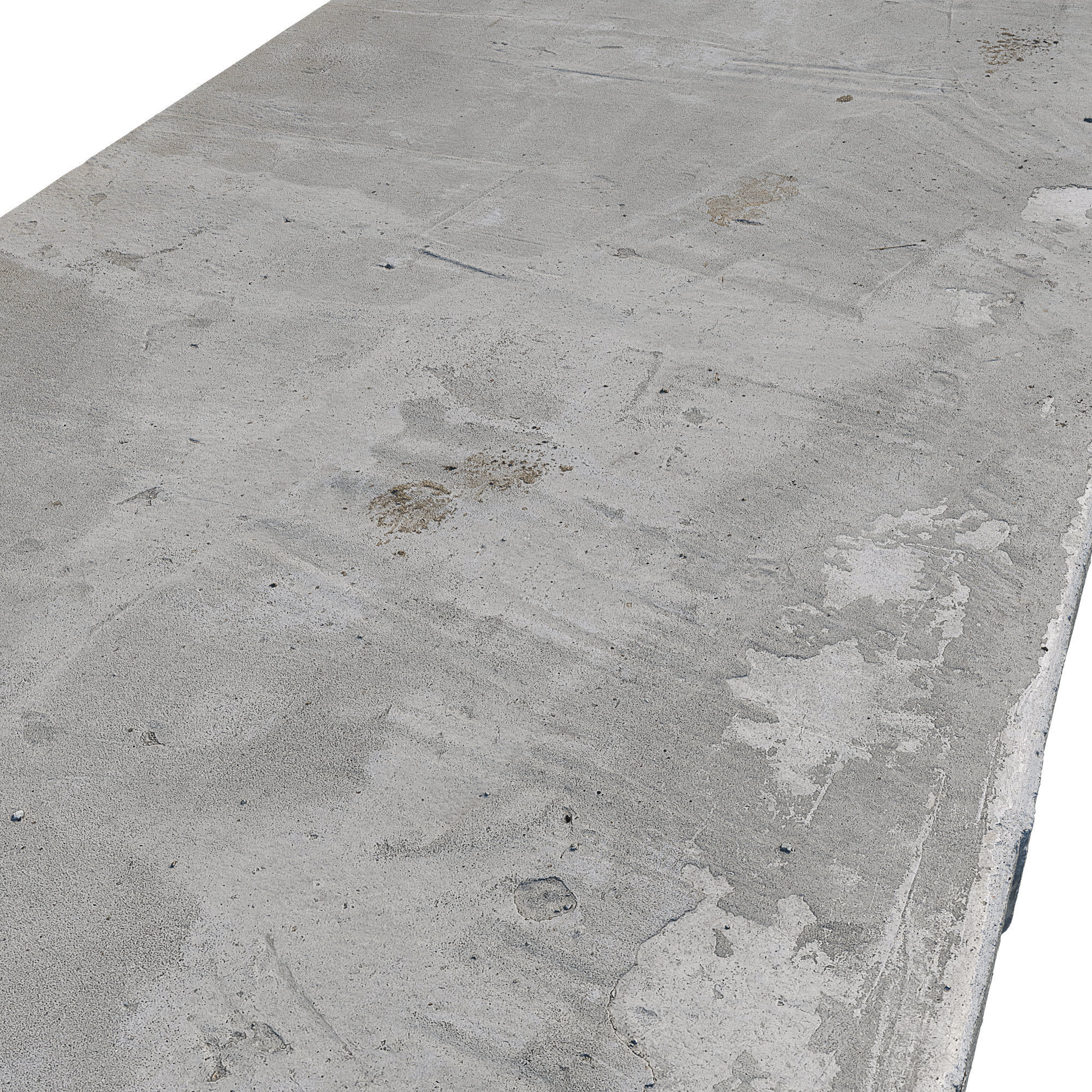 Ultra realistic Concrete slab Low-poly 3D model_7