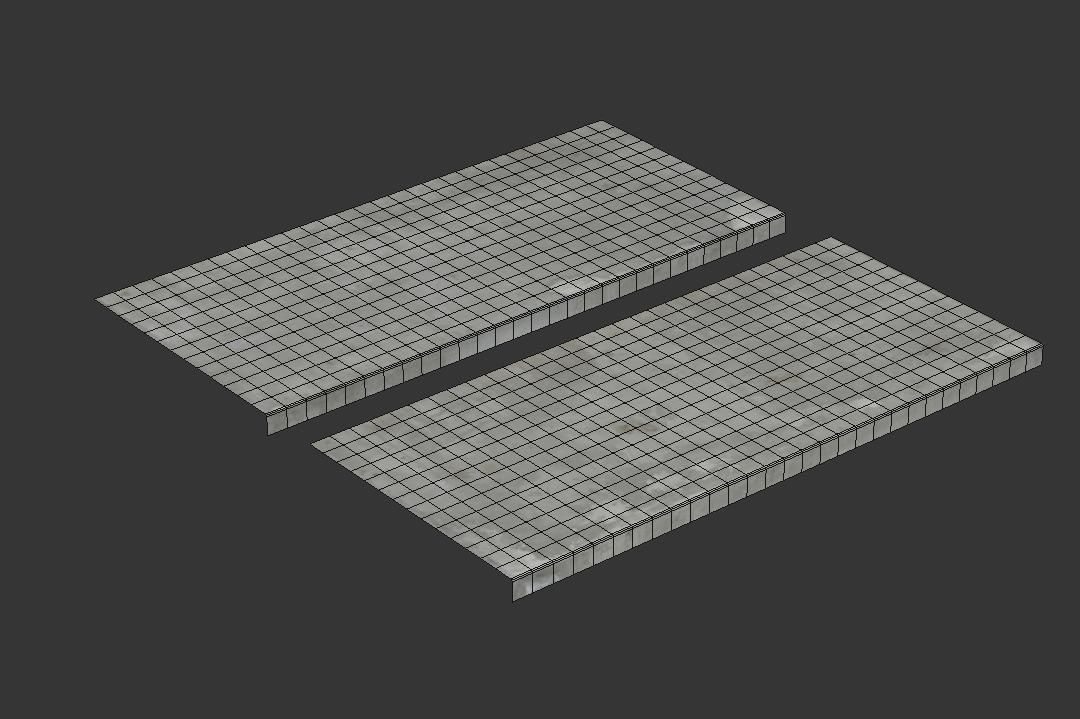 Ultra realistic Concrete slab Low-poly 3D model_11