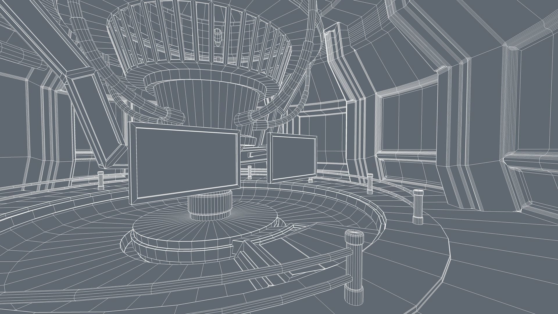 Sci Fi Room 3D model_6