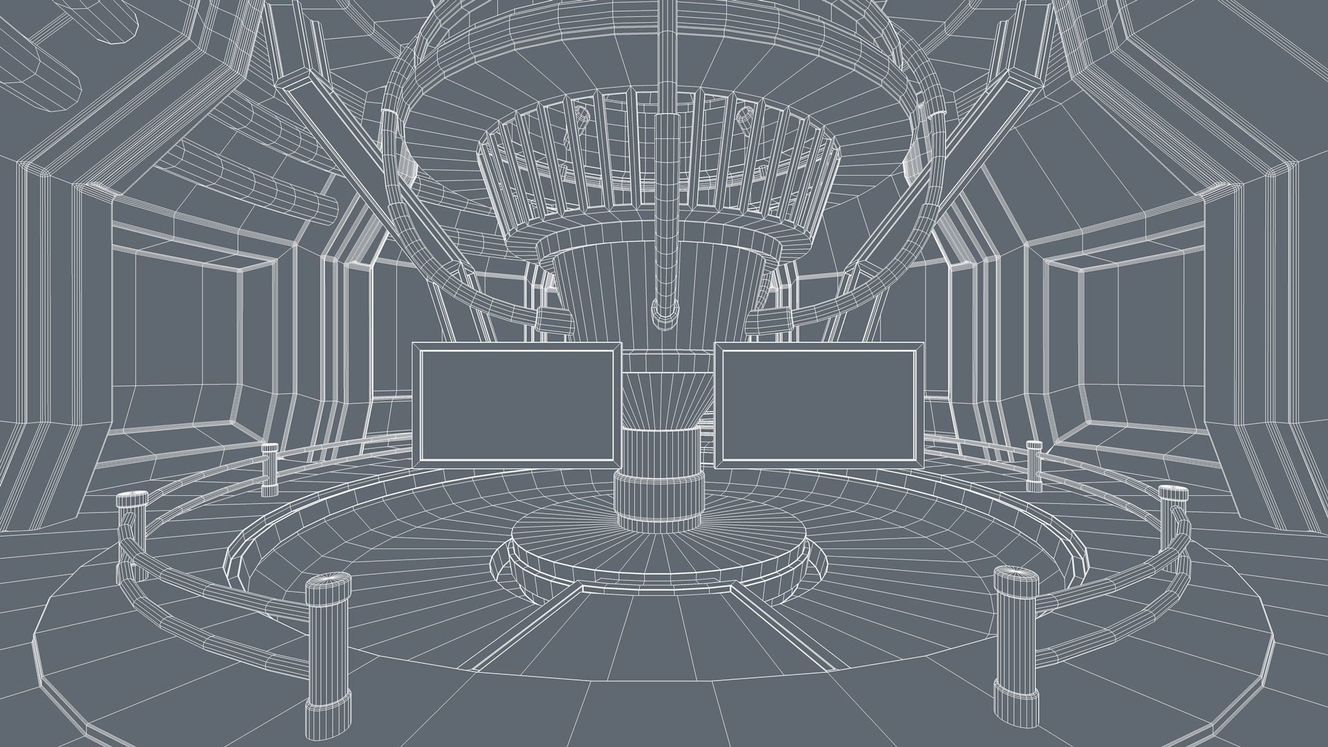 Sci Fi Room 3D model_4