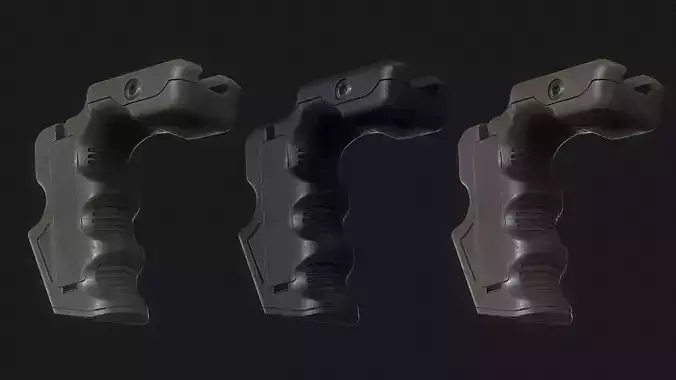 CAA Tactical Front Grip Low-poly 3D model