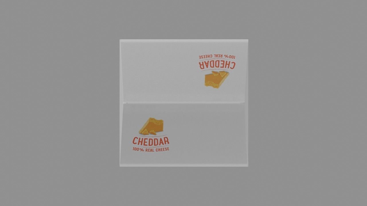 Pepperidge Farm Goldfish Crackers Box Low-poly 3D model_6