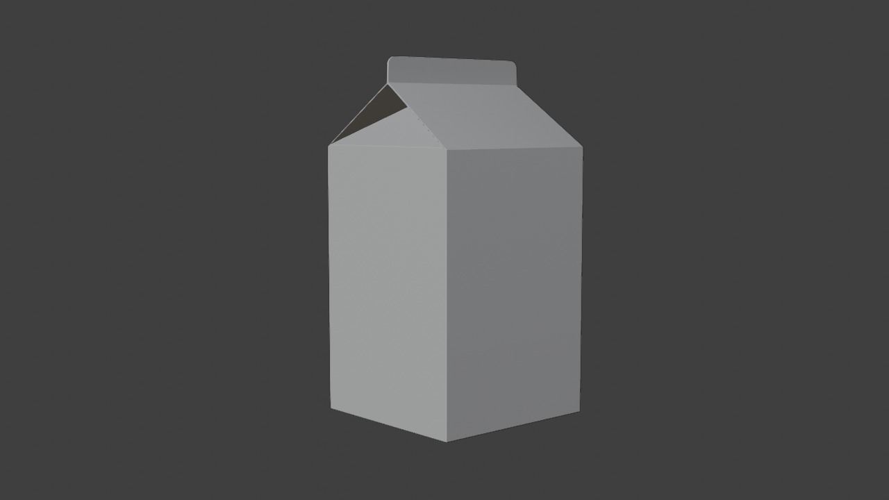 Pepperidge Farm Goldfish Crackers Box Low-poly 3D model_3