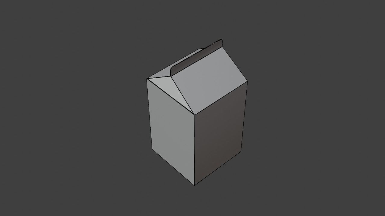 Pepperidge Farm Goldfish Crackers Box Low-poly 3D model_8