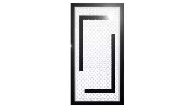 Door Screen with Star of David 3D model
