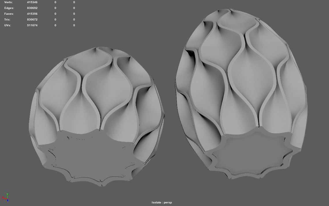modern Vase 3D print model_6