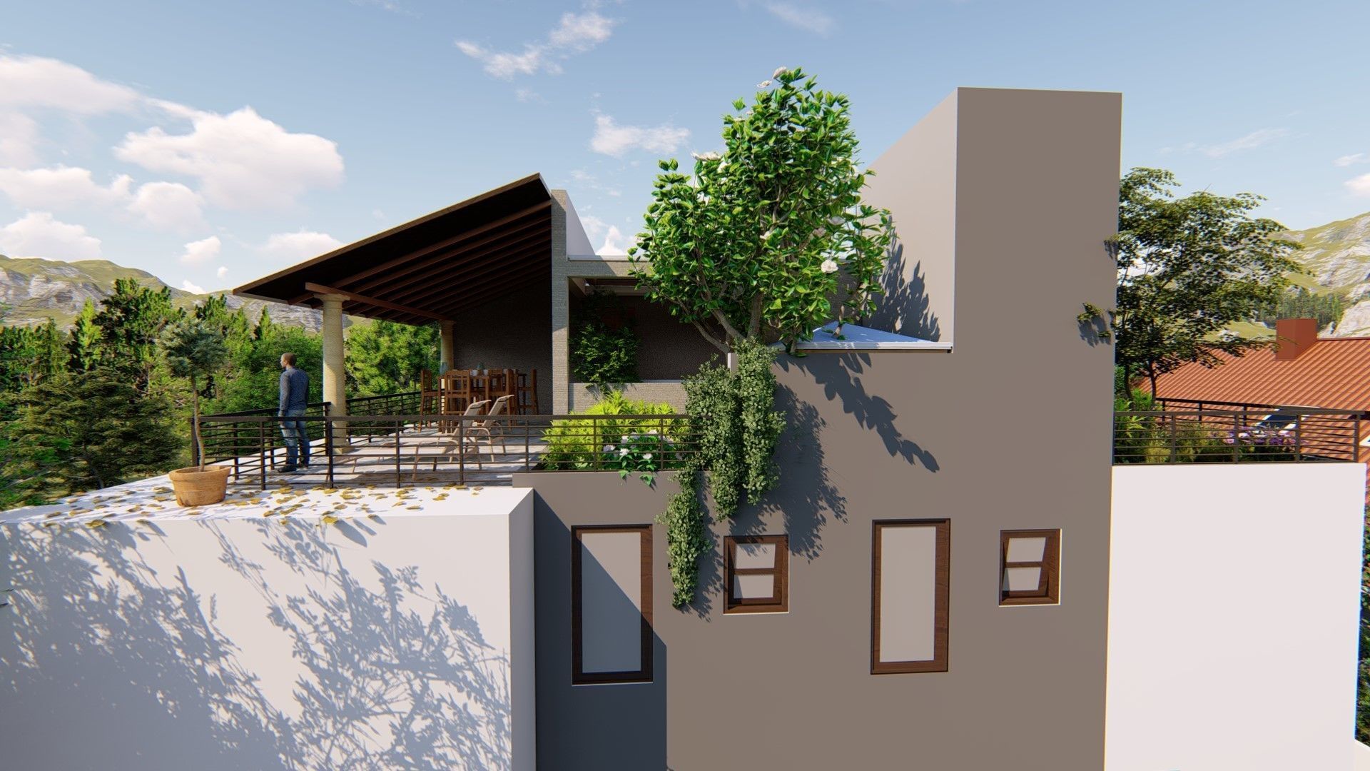 Exterior  interior high quality 3d House  model  3D model_2