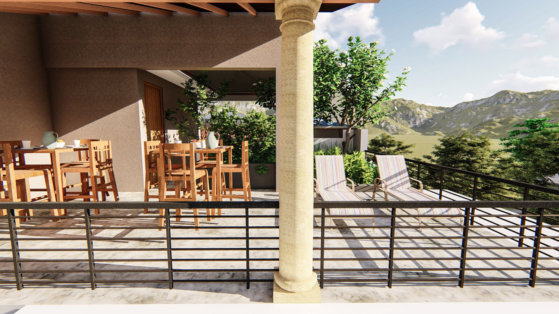 Exterior  interior high quality 3d House  model  3D model_3