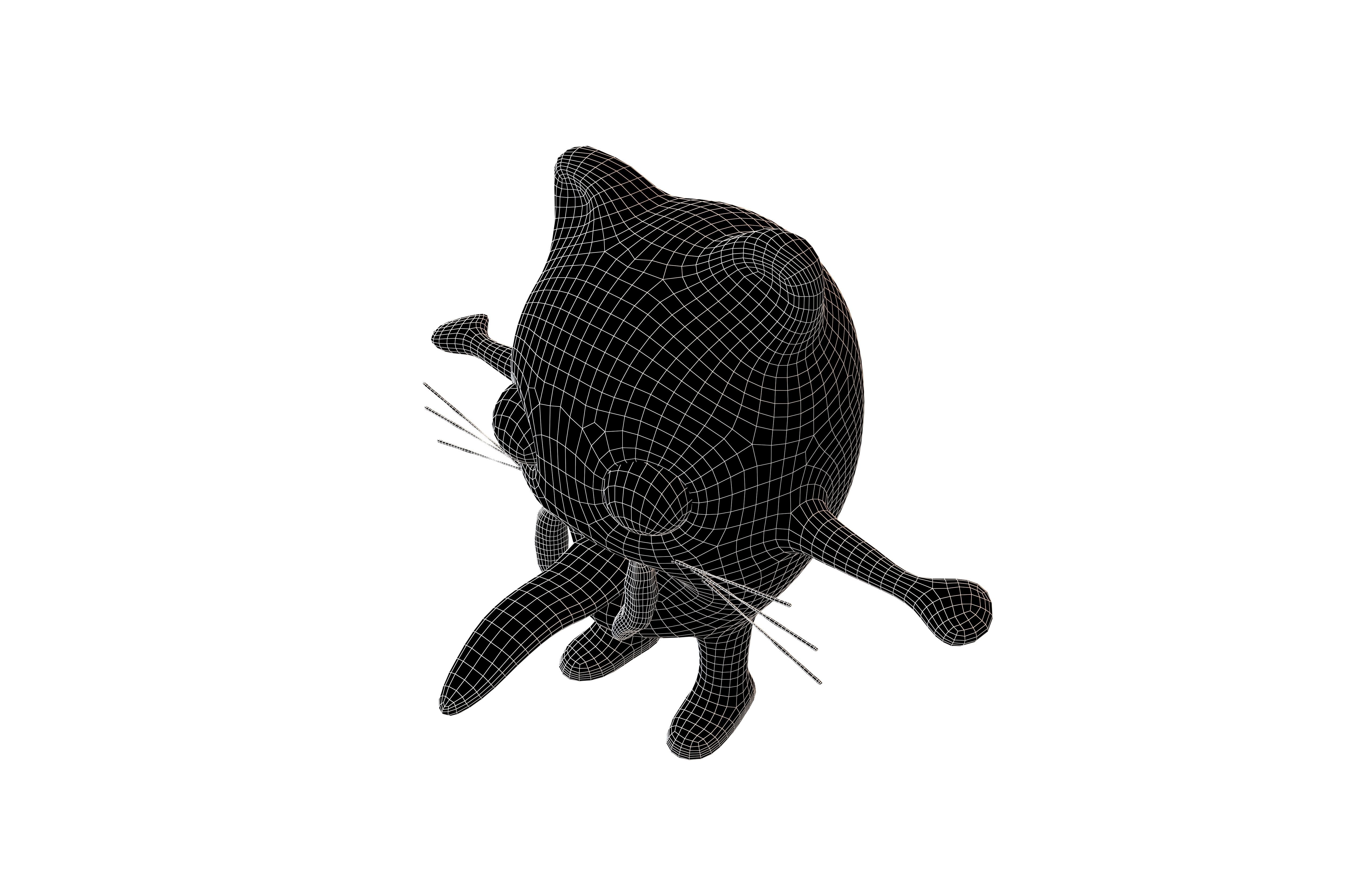 Aliens Monster v2 001 Low-poly 3D model_7