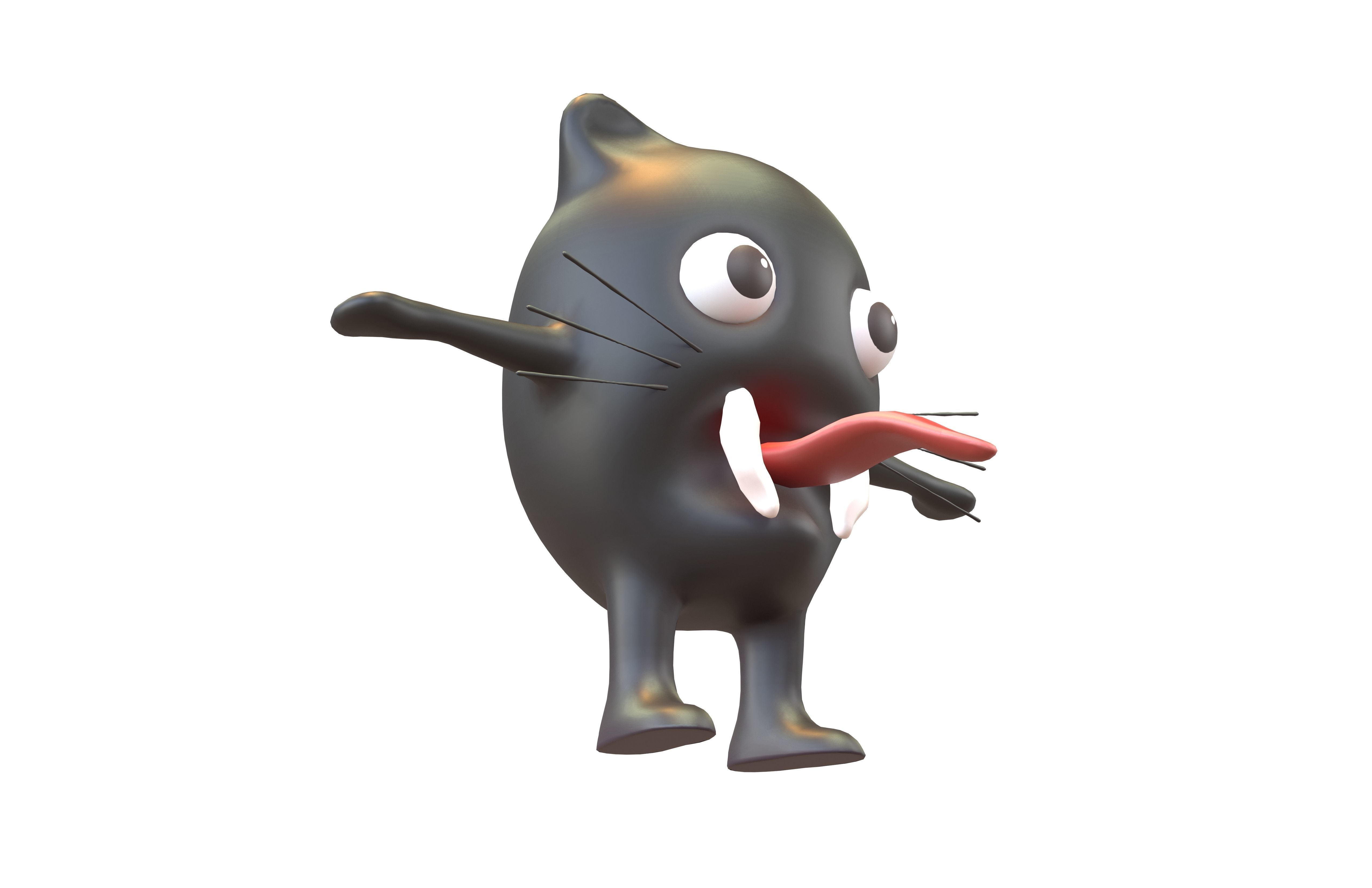 Aliens Monster v2 001 Low-poly 3D model_4