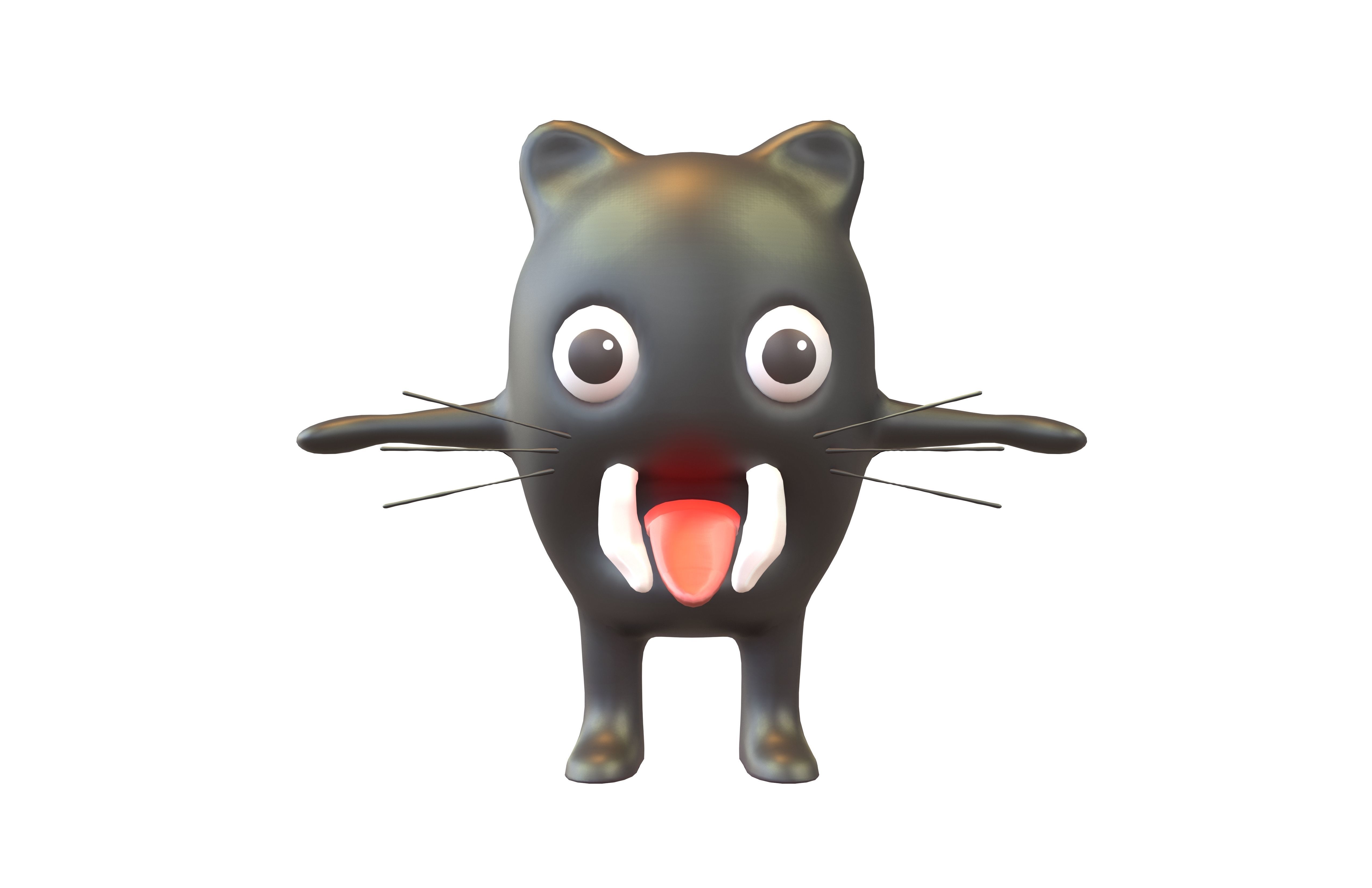 Aliens Monster v2 001 Low-poly 3D model_2