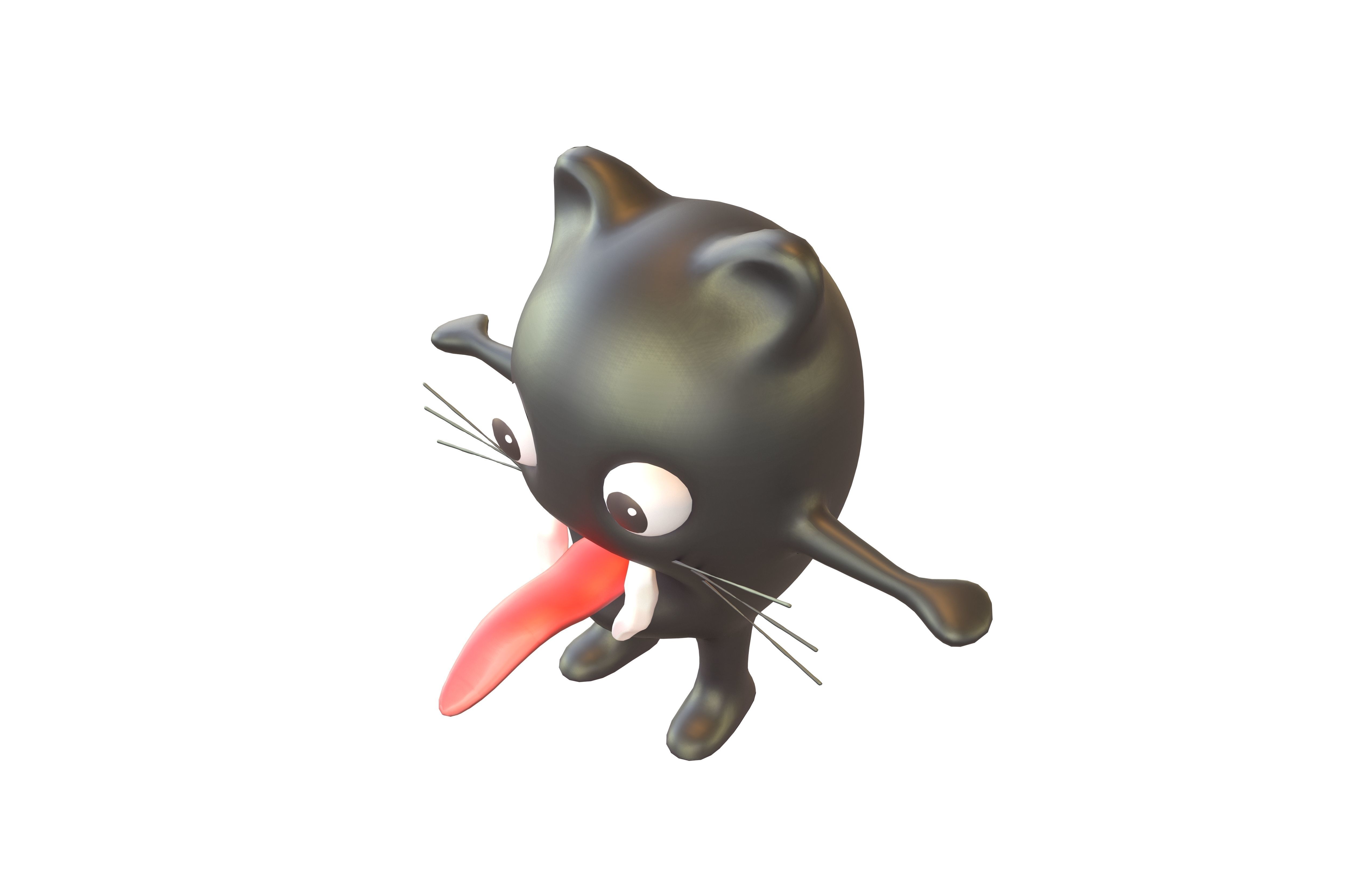 Aliens Monster v2 001 Low-poly 3D model_3