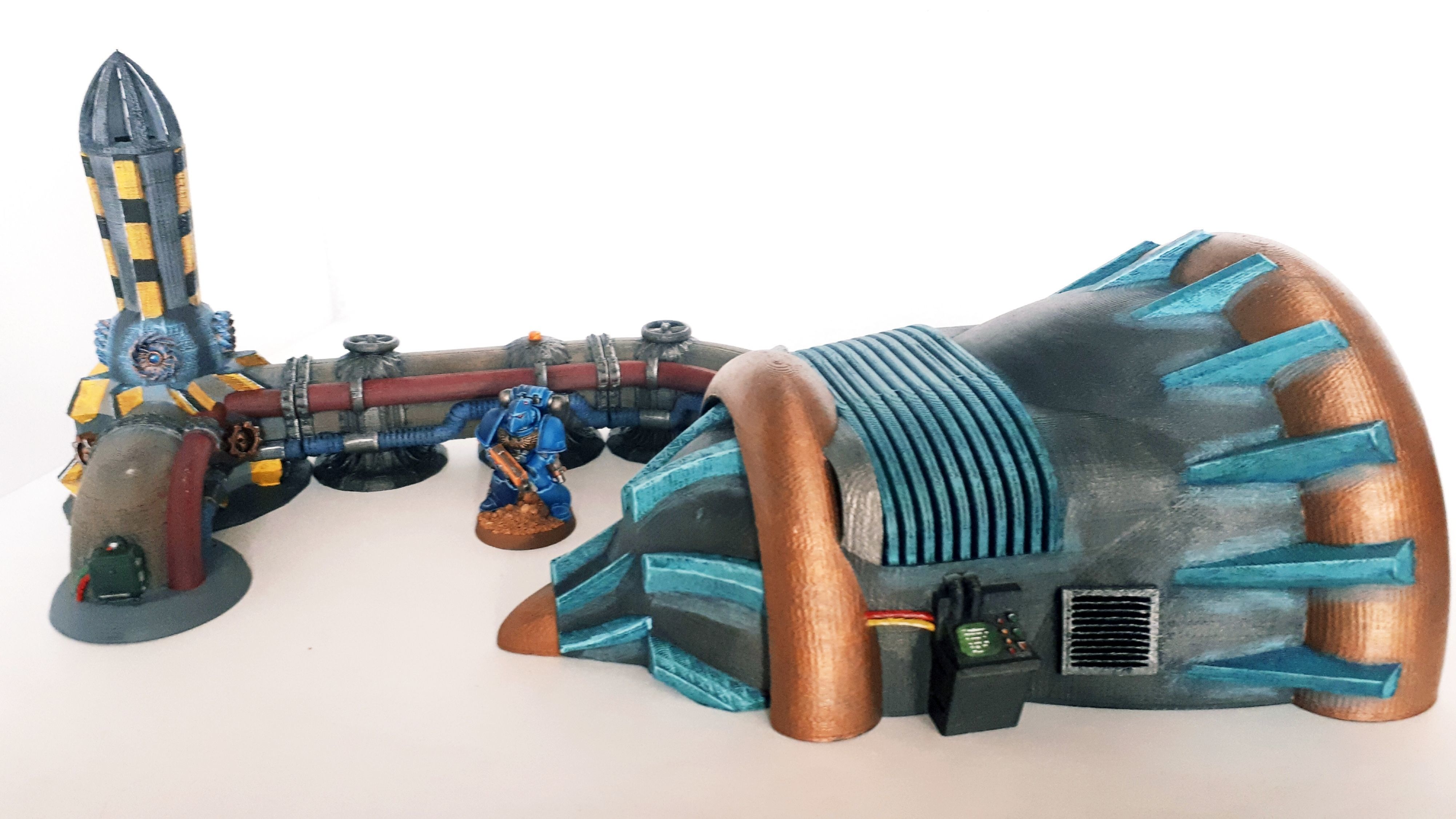 Modular industrial terrain 12 ELEMENTS AS THE FULL SET 3D print model_2