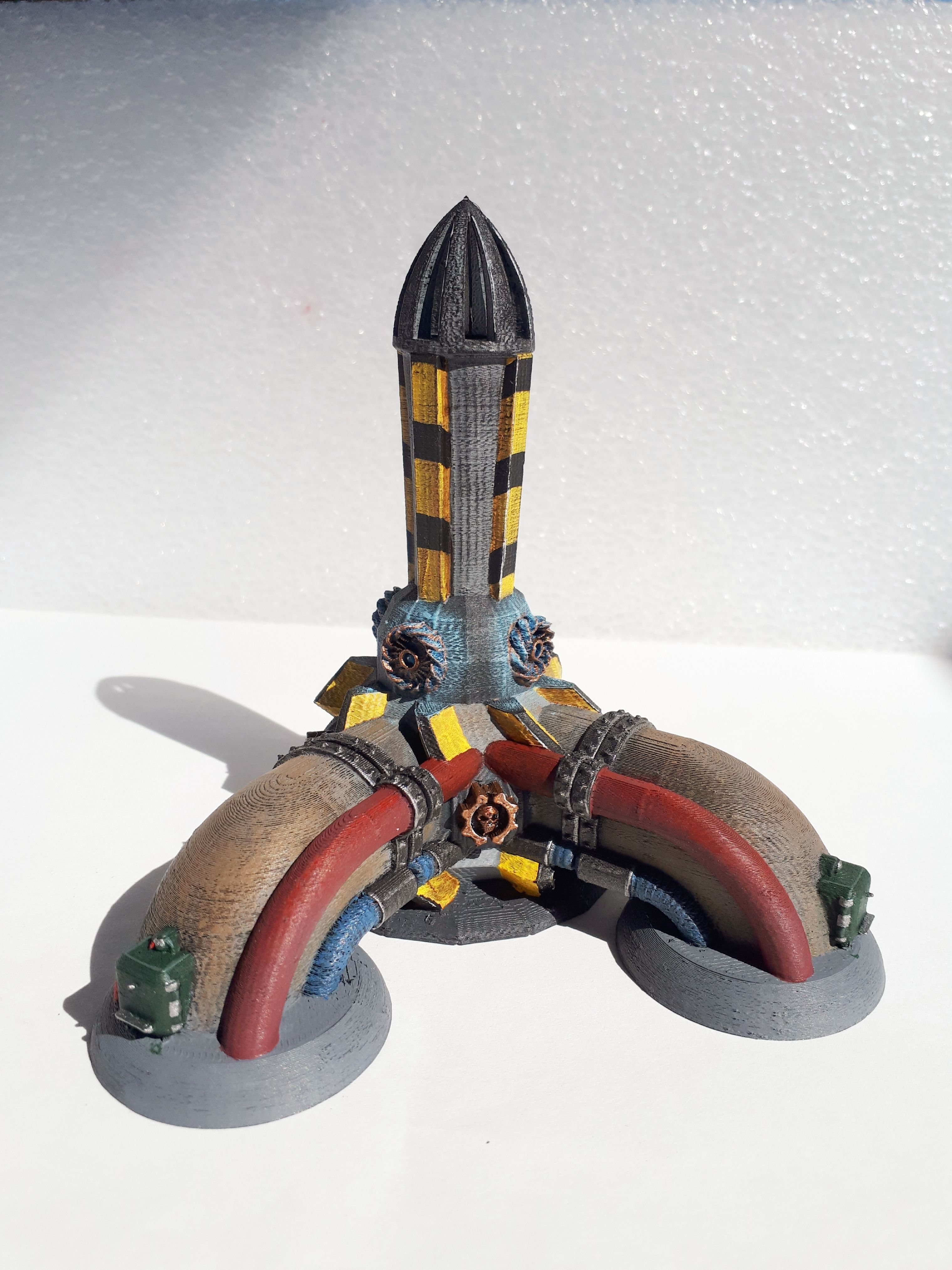 Modular industrial terrain 12 ELEMENTS AS THE FULL SET 3D print model_5