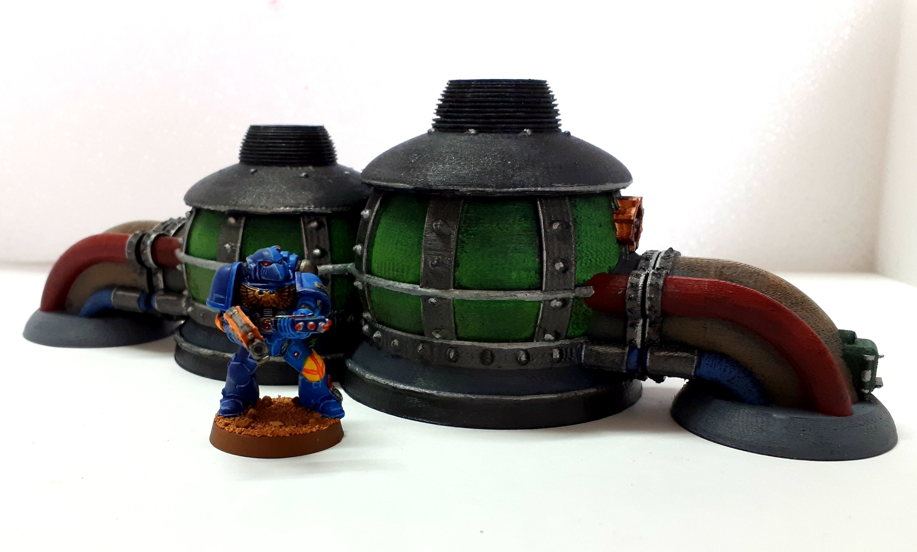 Modular industrial terrain 12 ELEMENTS AS THE FULL SET 3D print model_1