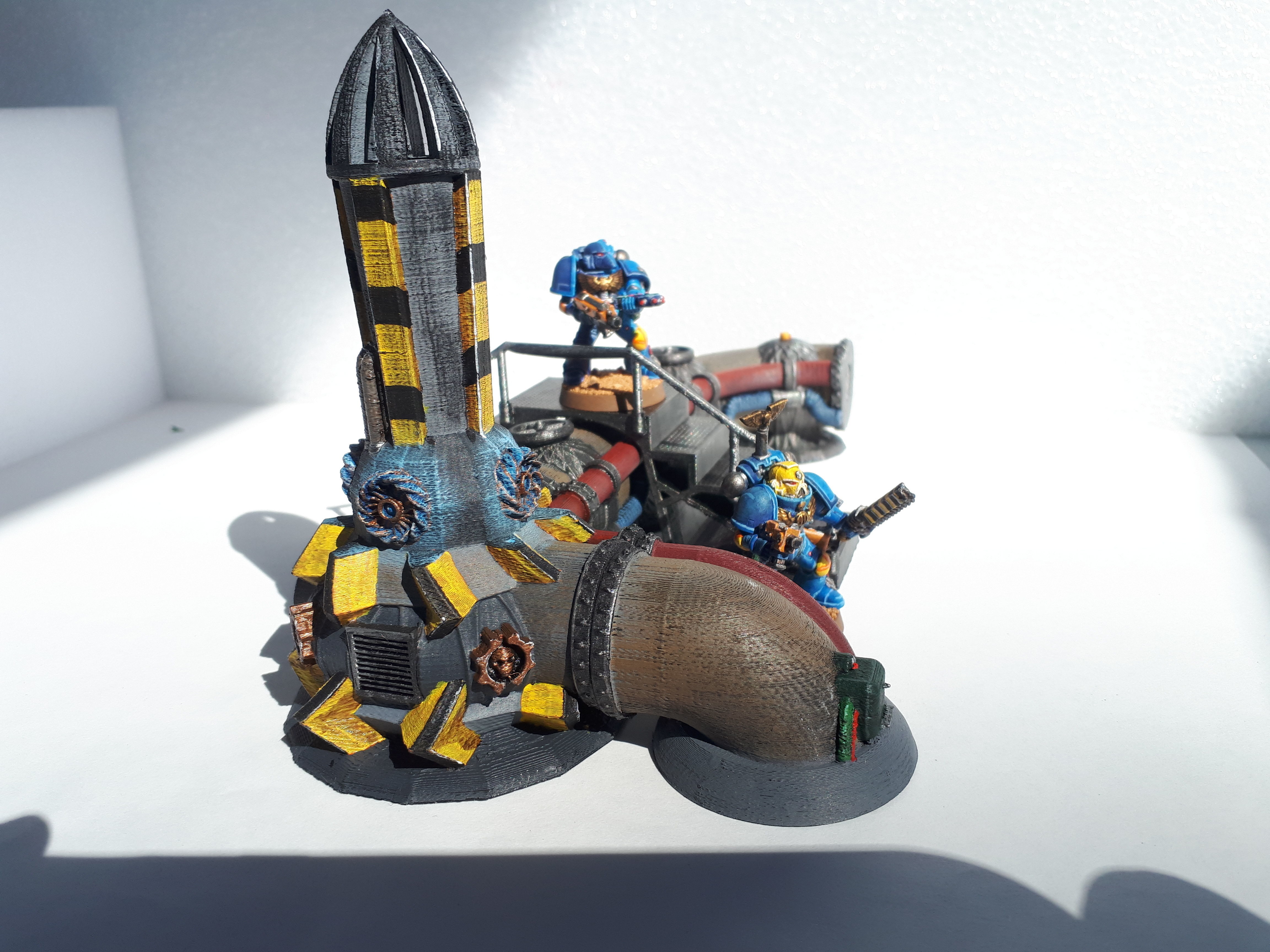 Modular industrial terrain 12 ELEMENTS AS THE FULL SET 3D print model_3