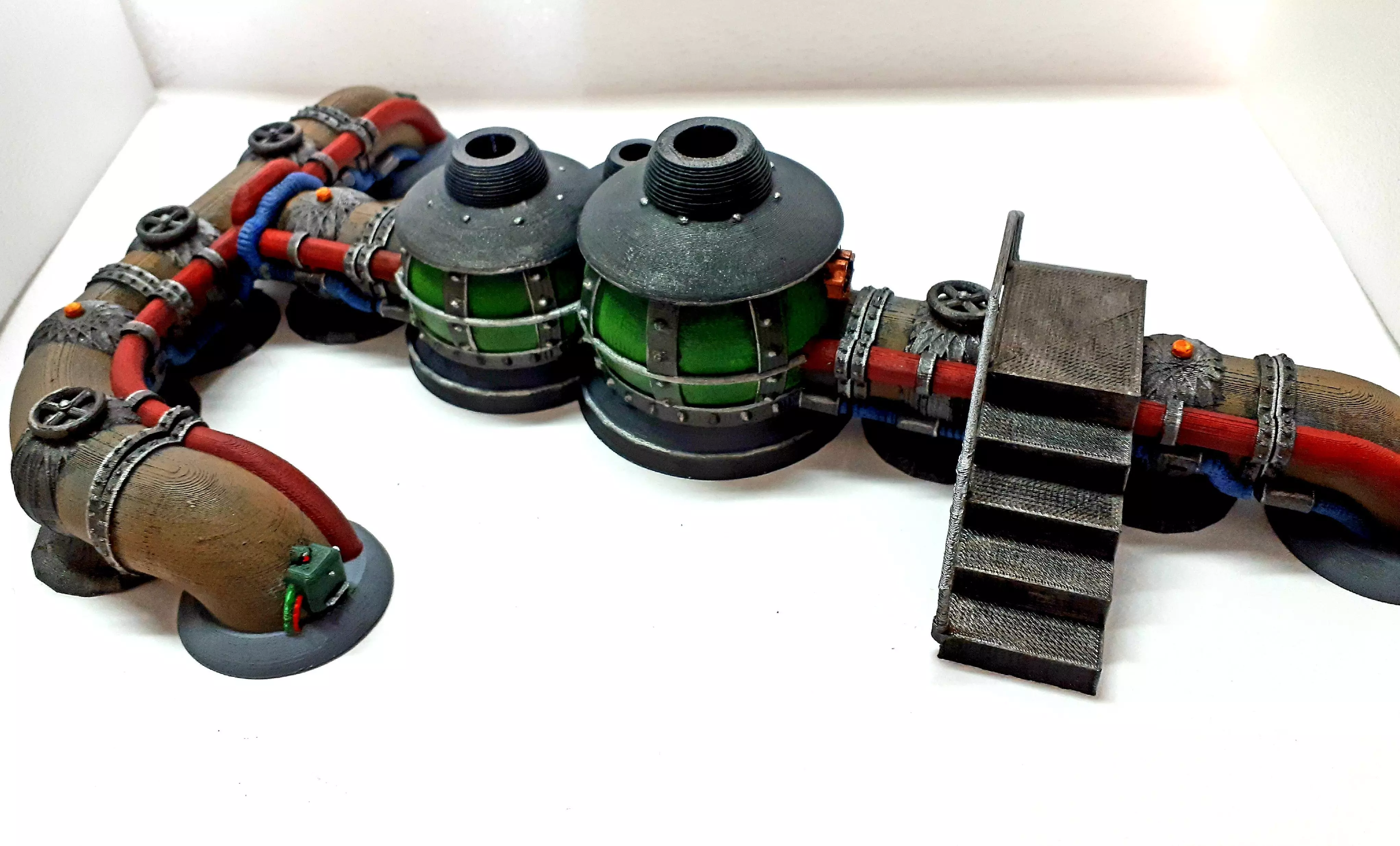 Modular industrial terrain 12 ELEMENTS AS THE FULL SET 3D print model_0