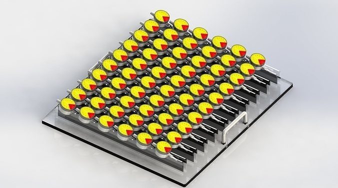 DIAL GAUGE SLOT TRAY Free 3D model