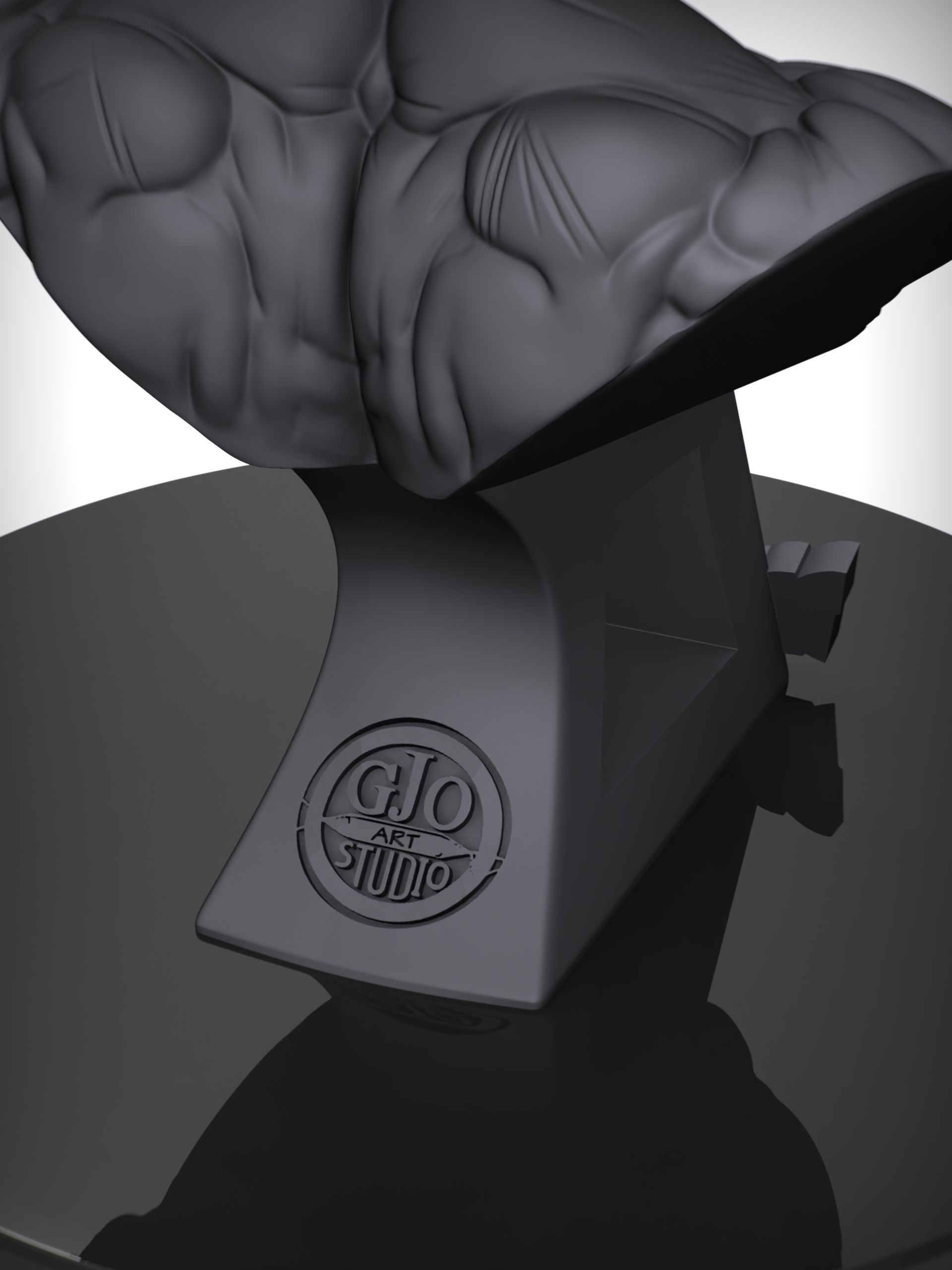 Bust of goku ssj namek 3D print model_13