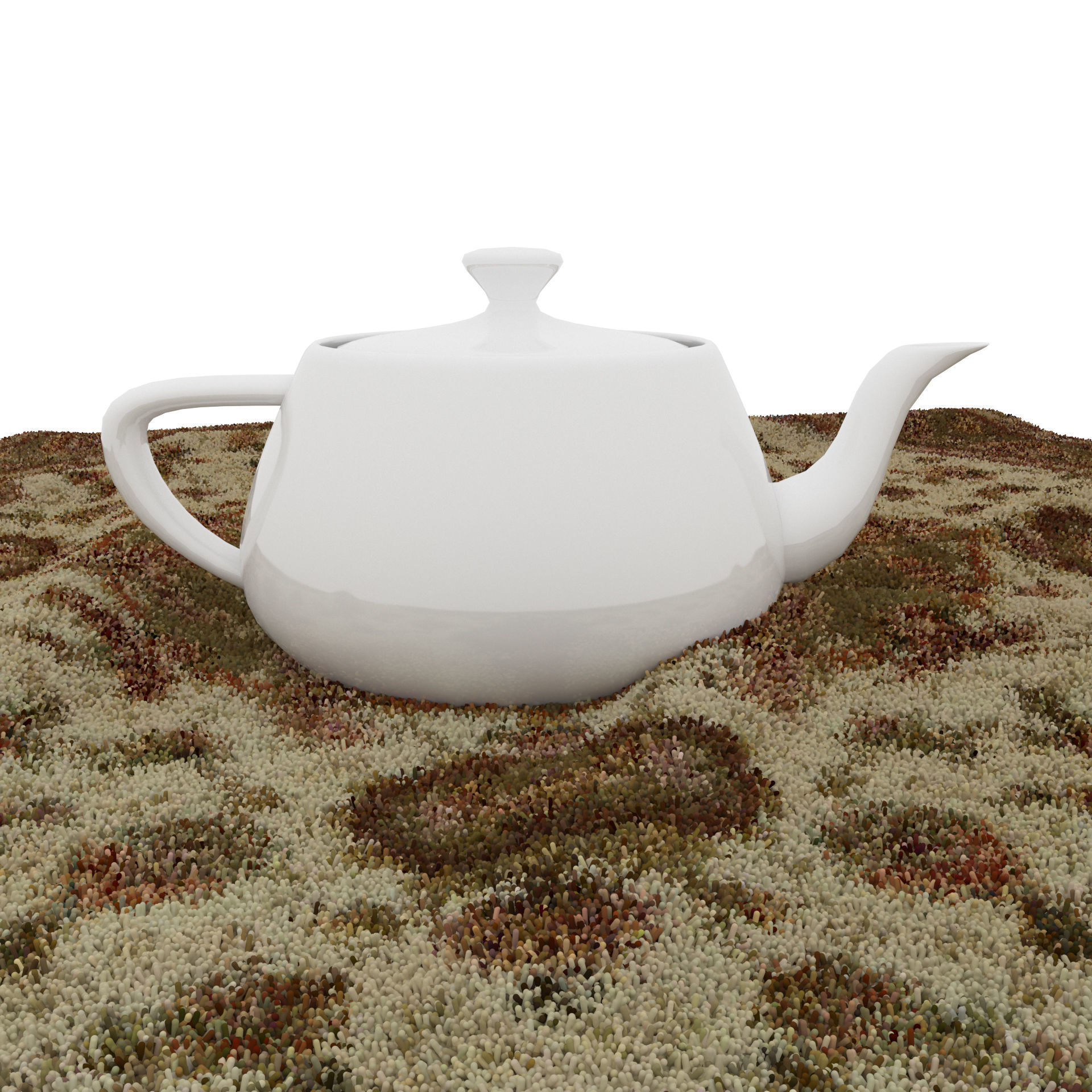 Rugs No 61 Low-poly 3D model_9