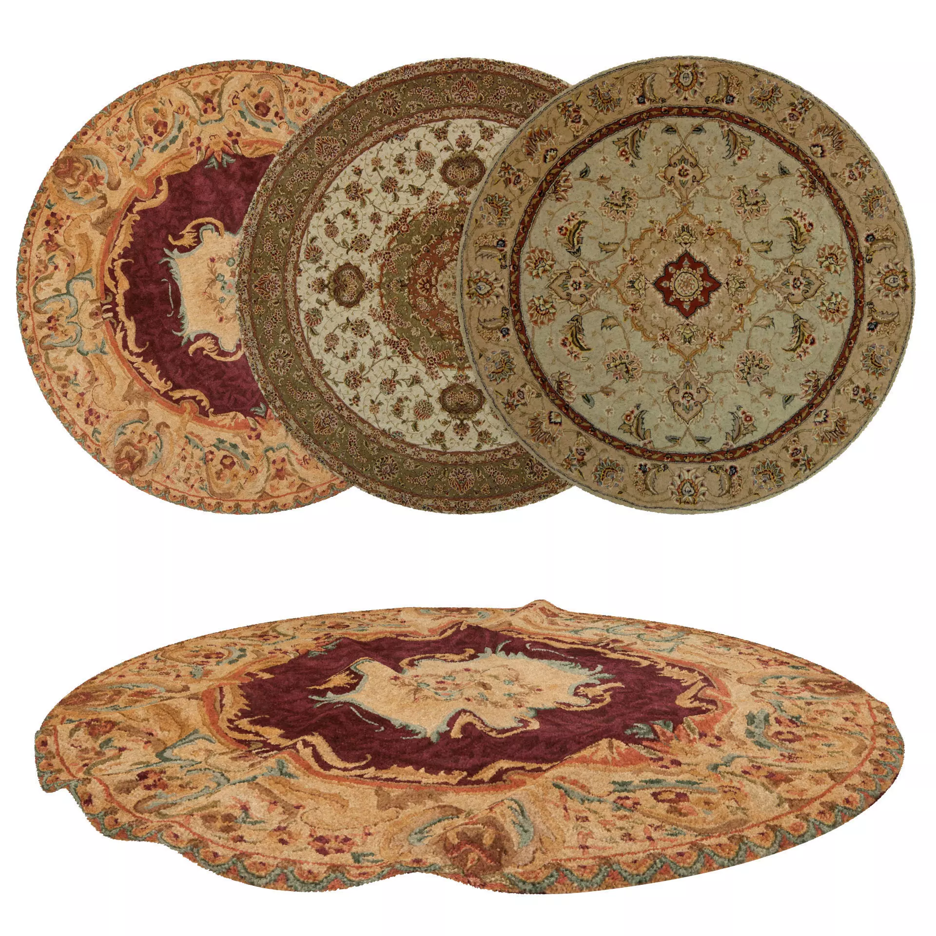 Rugs No 61 Low-poly 3D model_0