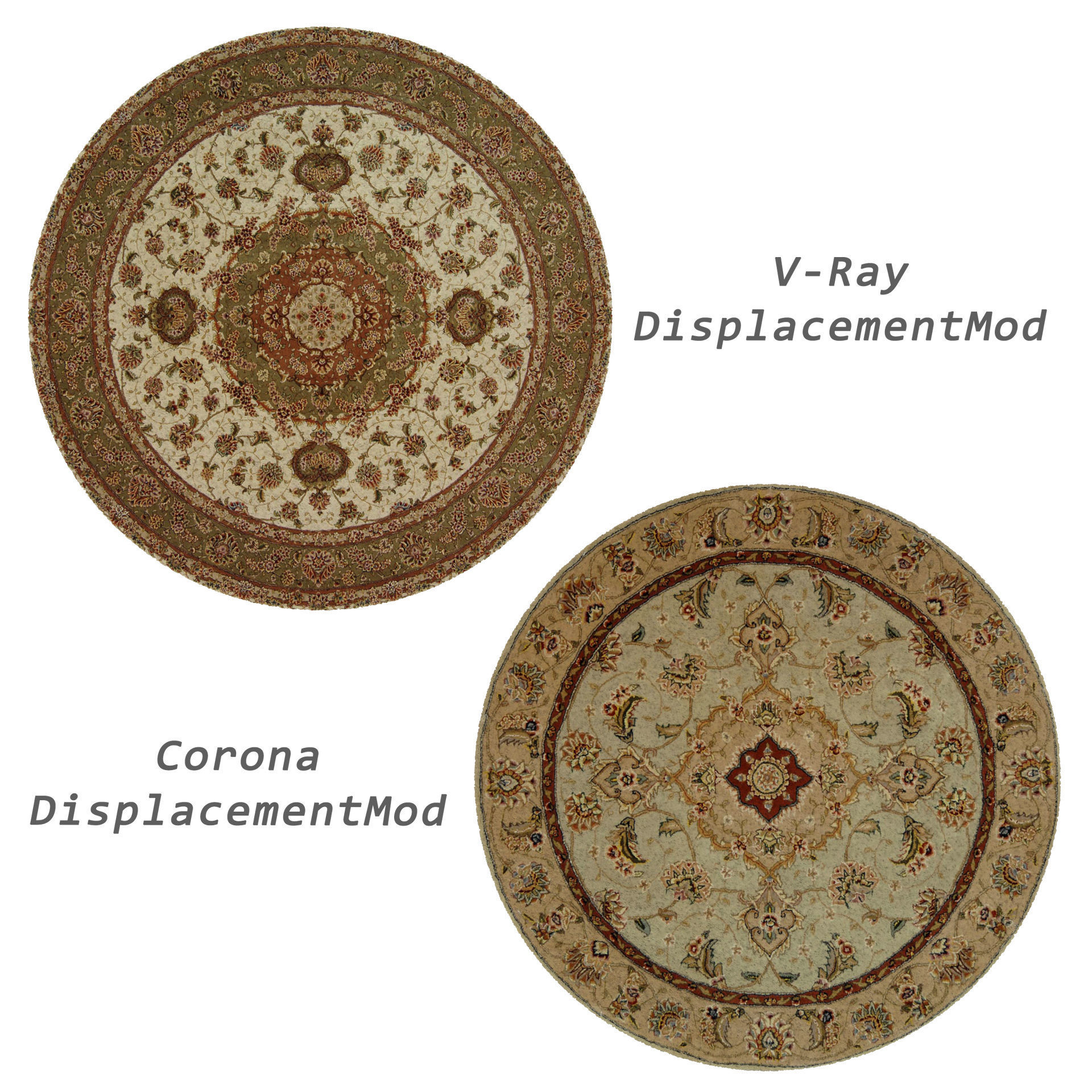 Rugs No 61 Low-poly 3D model_3