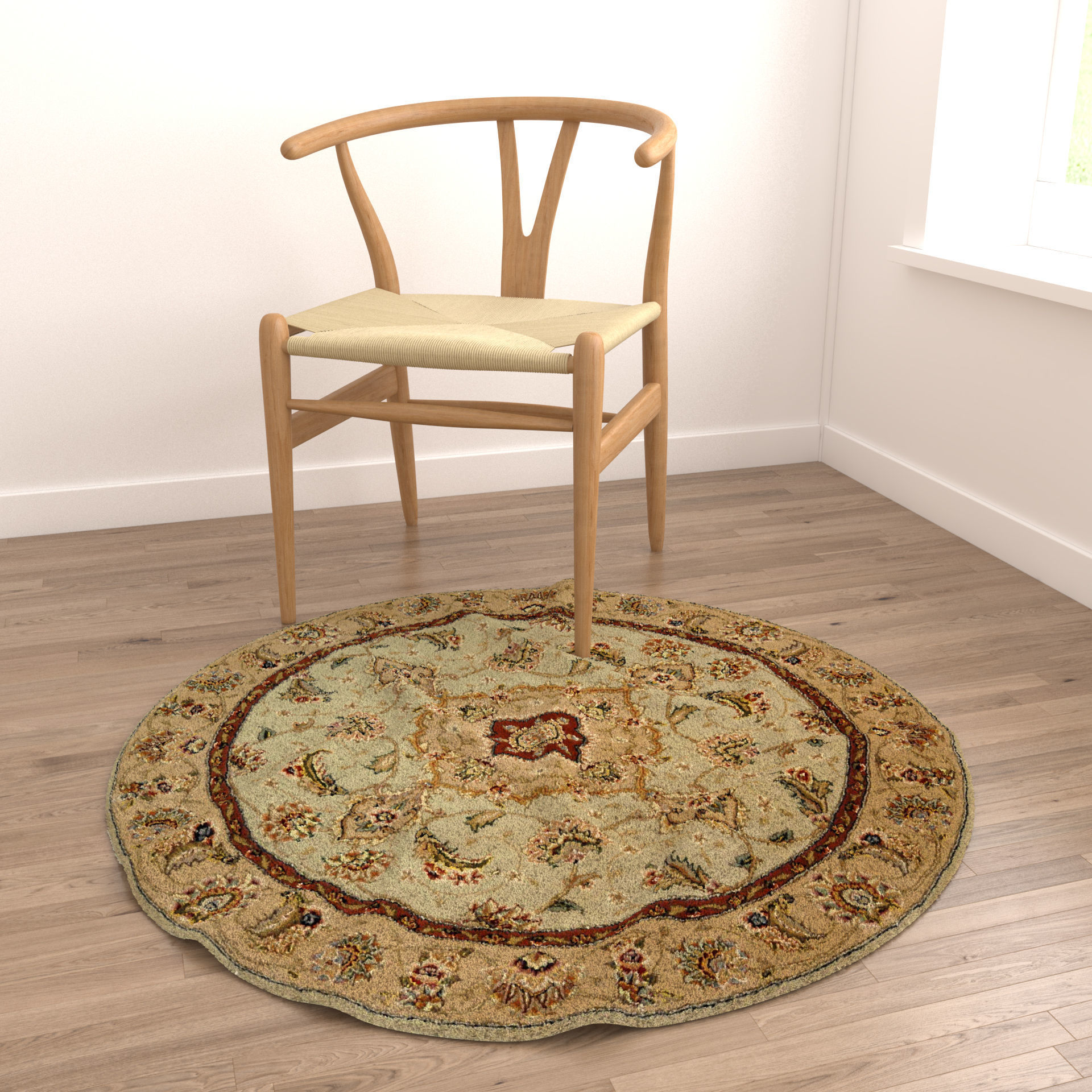 Rugs No 61 Low-poly 3D model_5