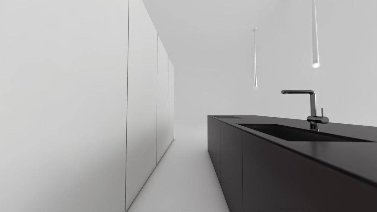 Modern kitchen 3D model_4