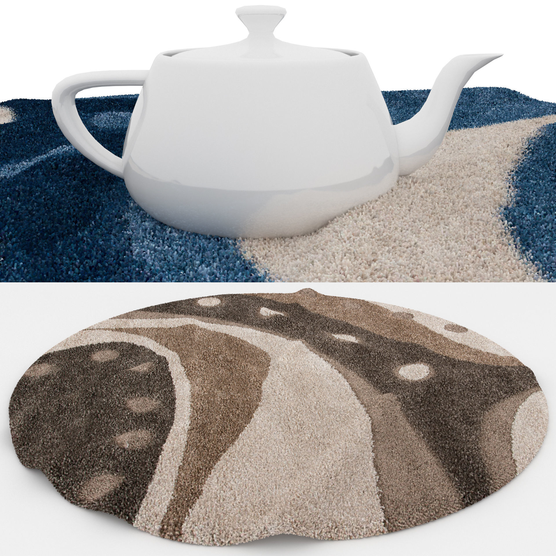 Rugs No 62 Low-poly 3D model_1