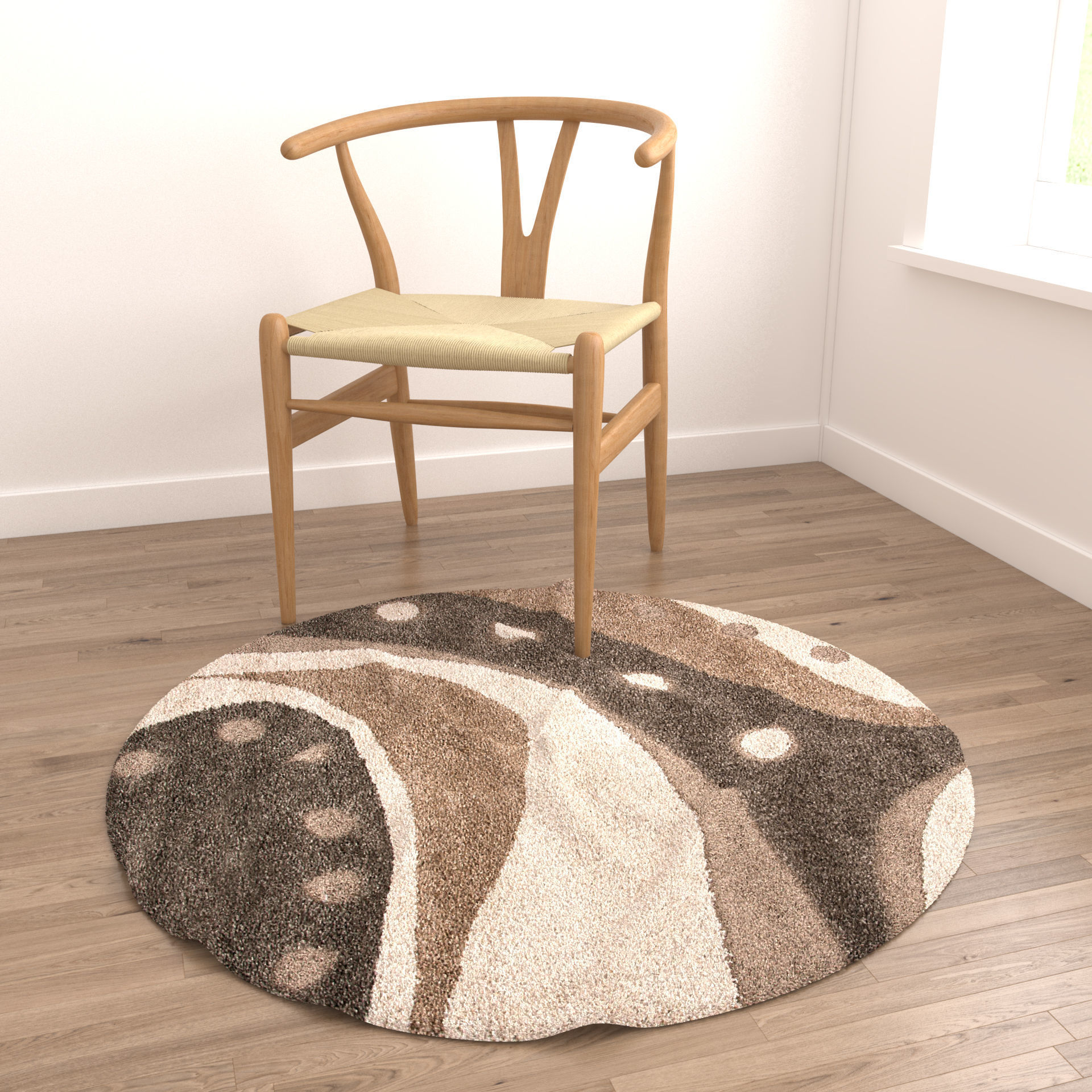 Rugs No 62 Low-poly 3D model_4