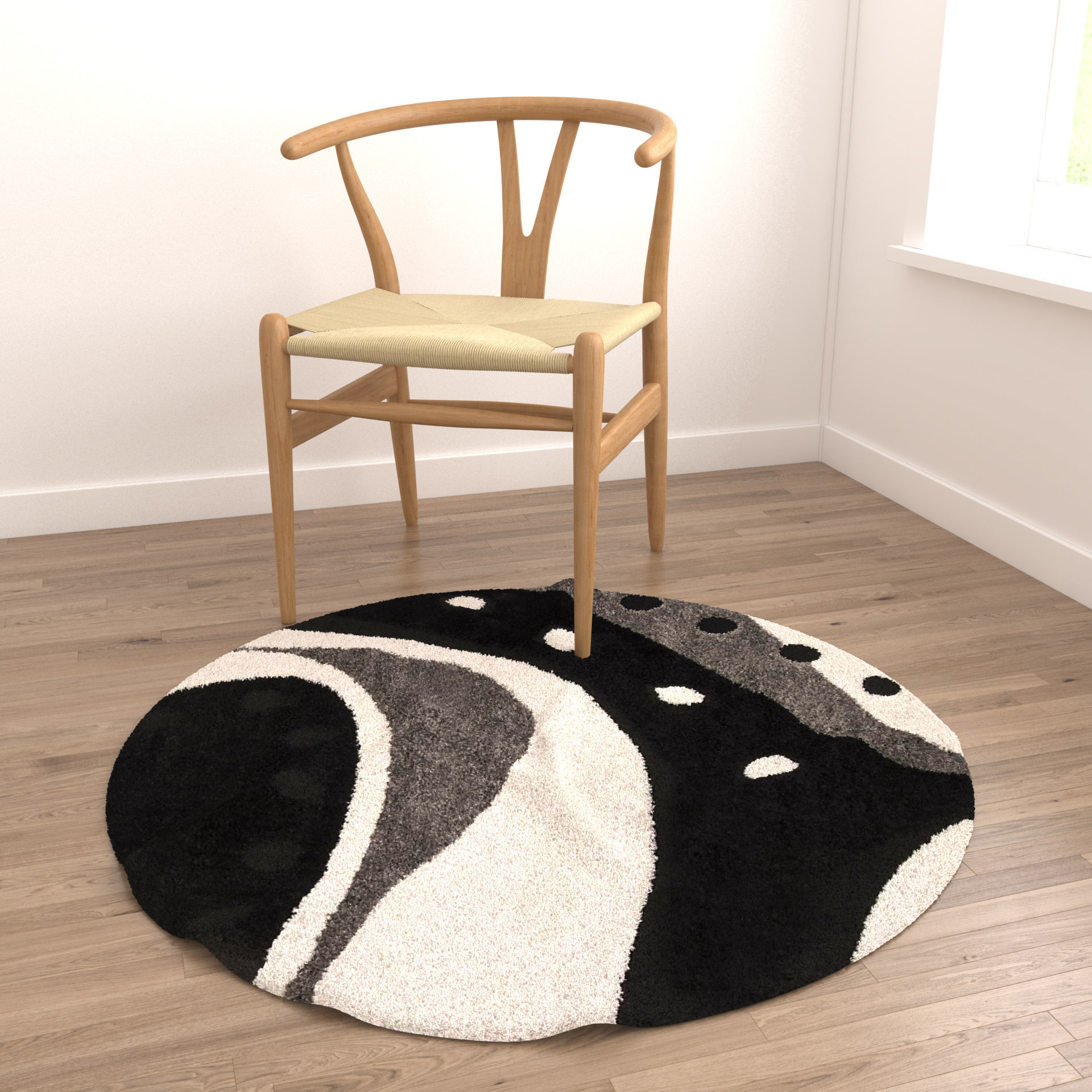 Rugs No 62 Low-poly 3D model_5