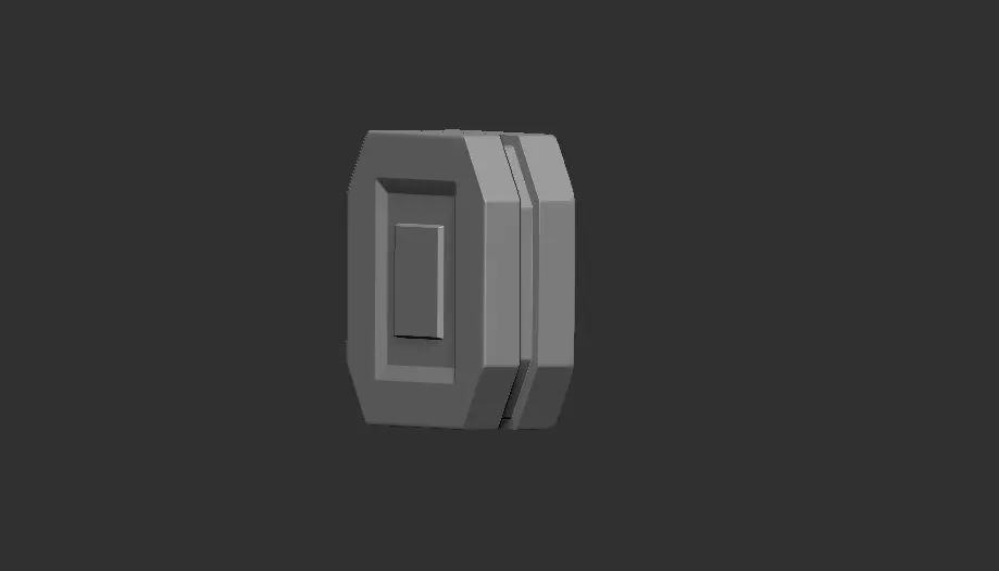 Figuras door handle Free 3D model_0