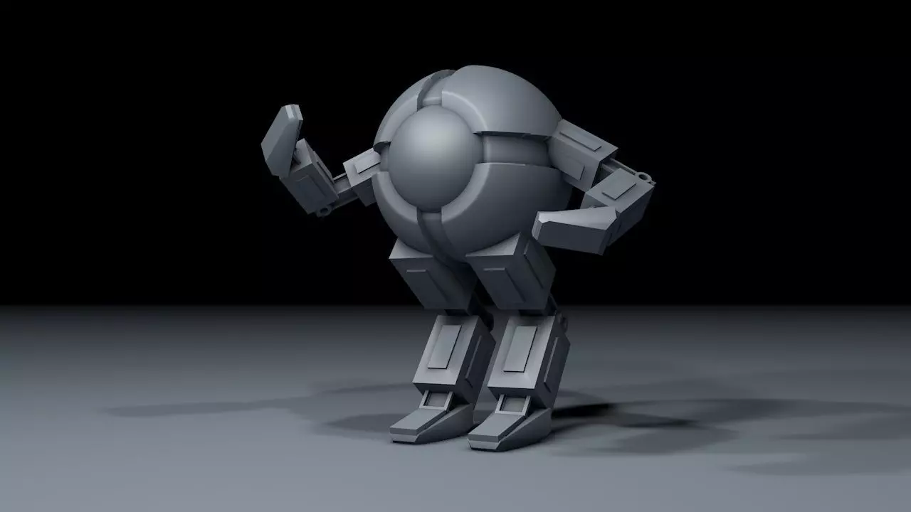 Robot terminar Free 3D model_0