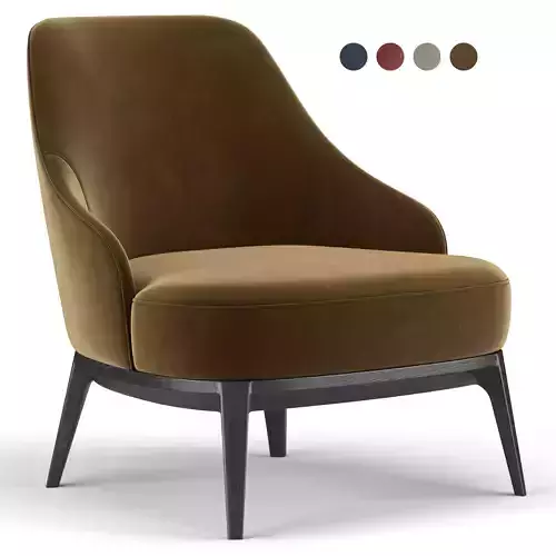 Atlas Armchair By Parla 3D model