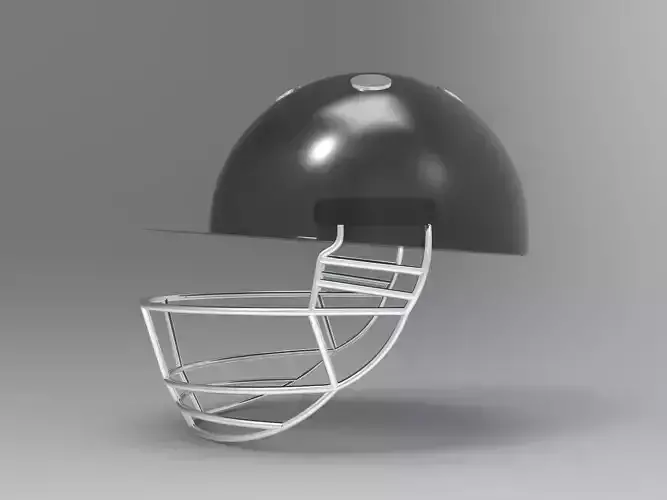 CRICKET HELMET 3D MODEL
