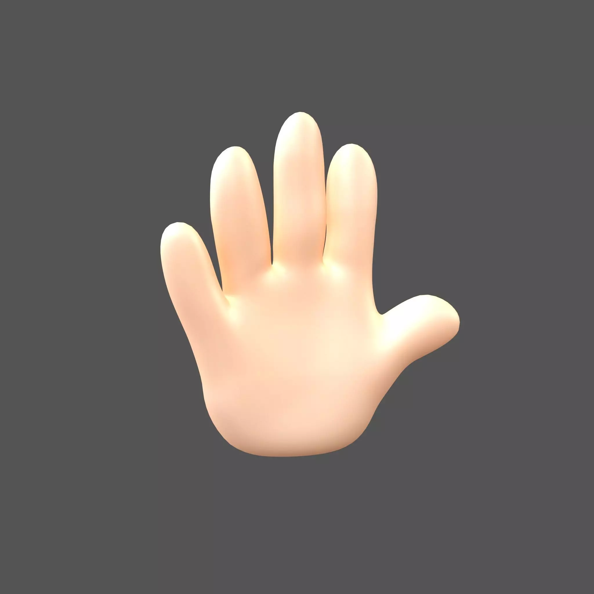 Hand v1 001 Low-poly 3D model_0