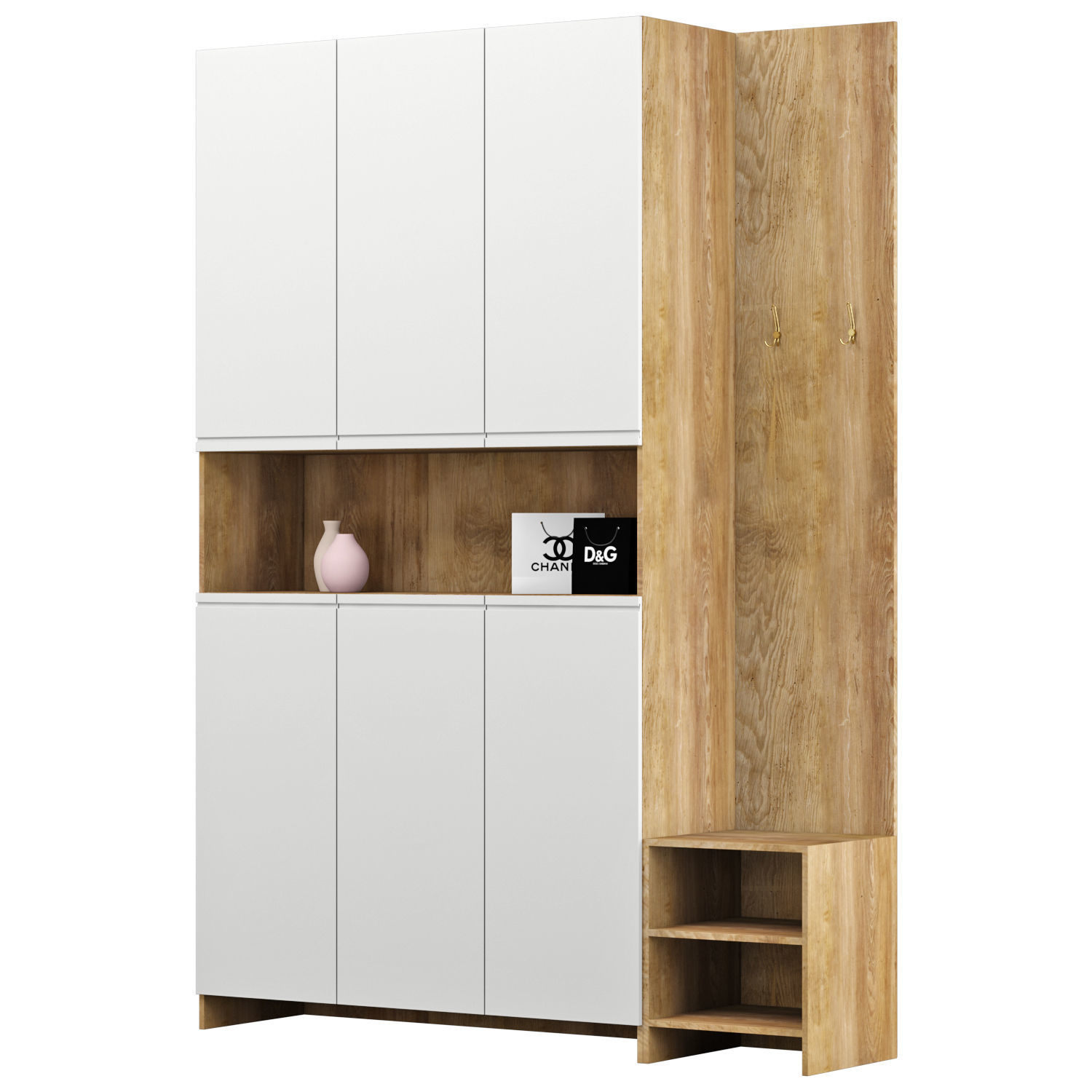 Composition in the hallway 21 Hallway 3D model_1