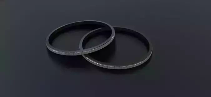 Bangles two wedding rings
