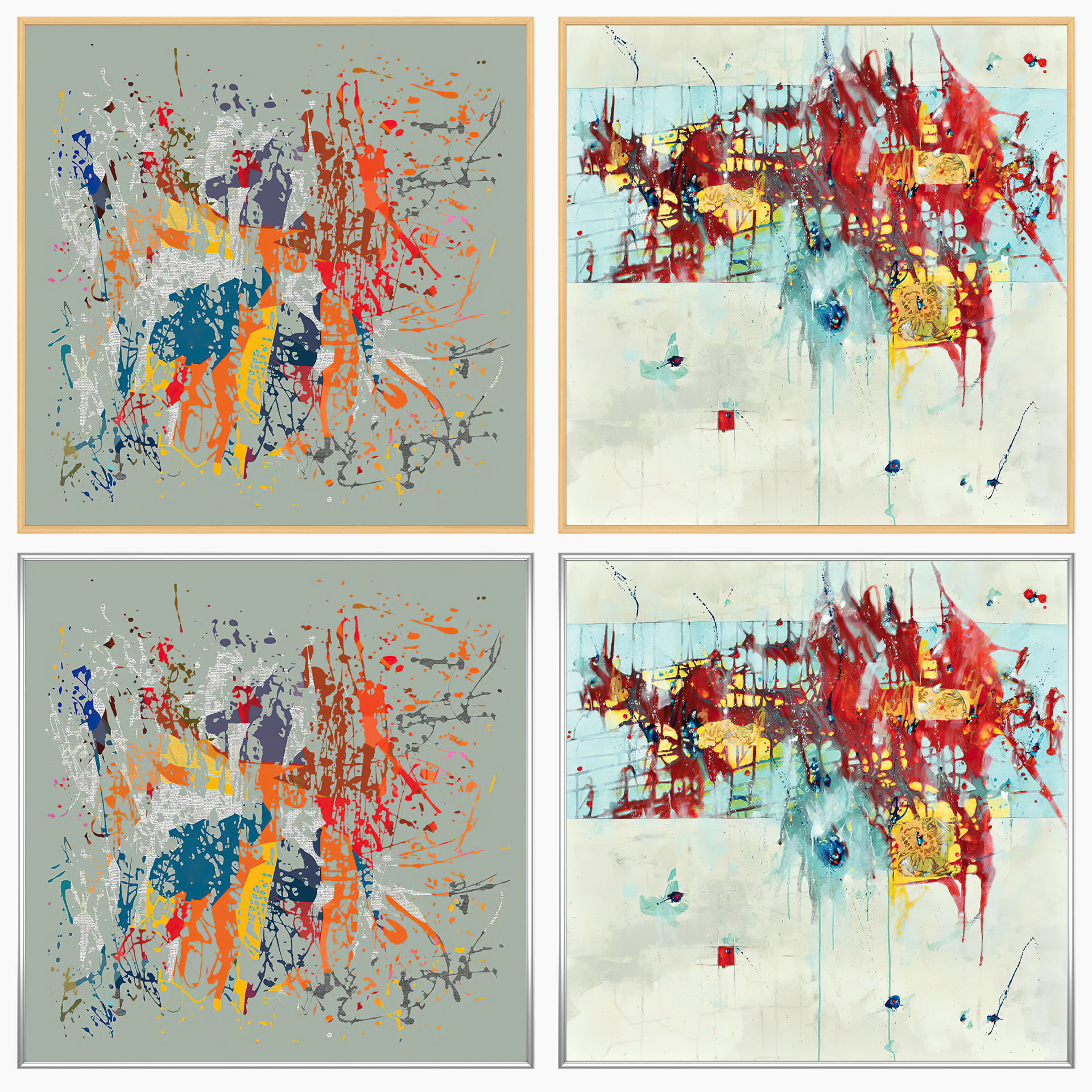 Wall Art Set 3381 3D model_3