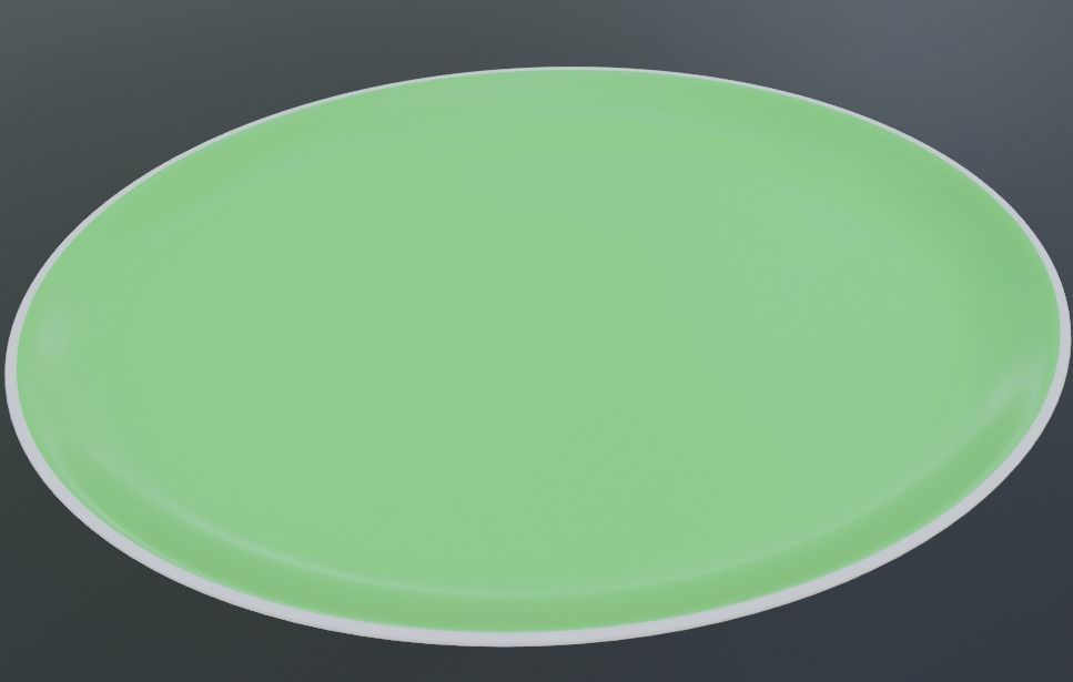 Stack of plates Free 3D model_2