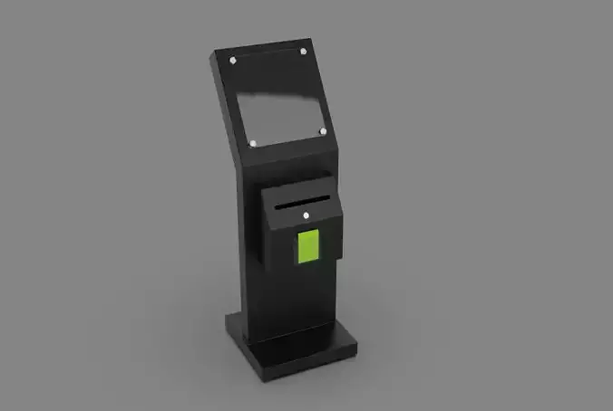 Ballot Box with Stand - Official Low-poly 3D model