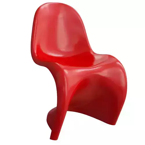 Panton-Chair Vitra 3d model Low-poly 3D model