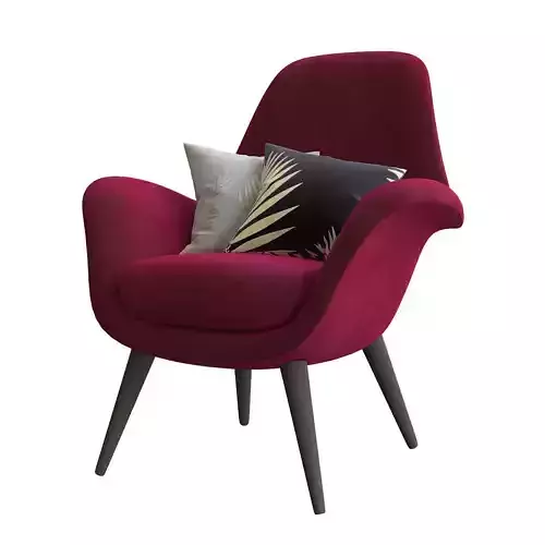 Swoon-Lounge Fredericia Furniture 3d model