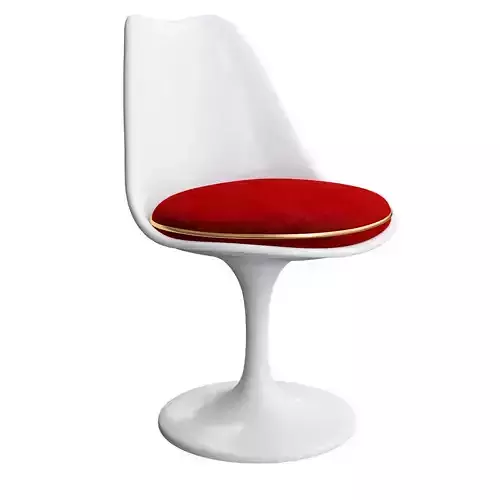 The Tulip Armless Chair 3d model